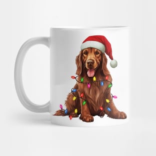 Christmas Irish Setter Mug